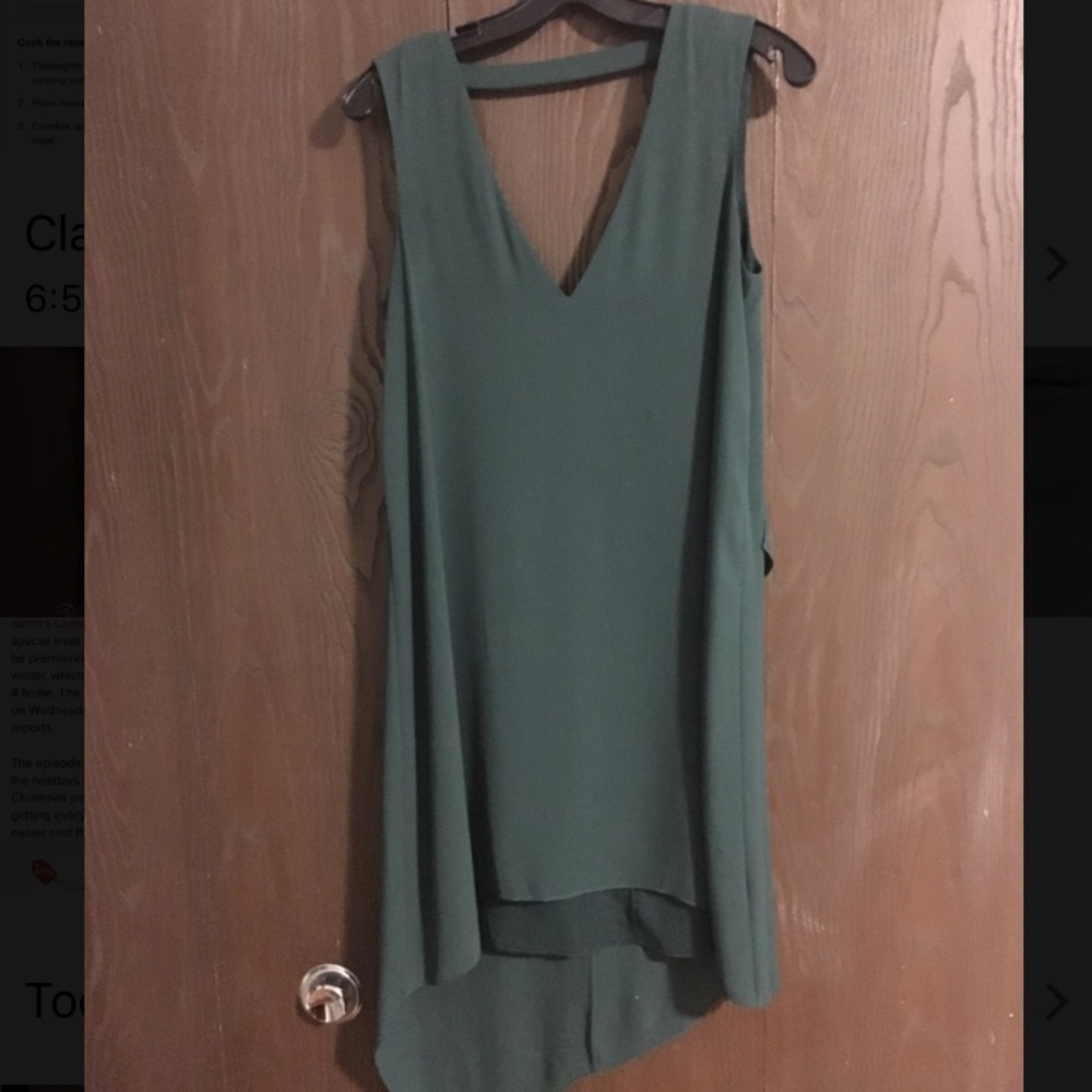 Green BCBG High-low Dress